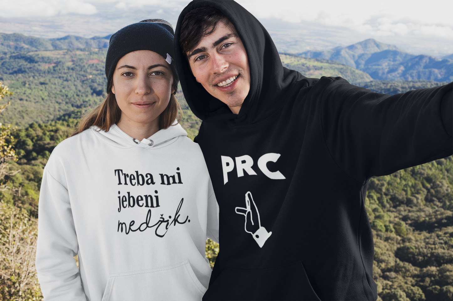 Majice s tiskom "PRC HOODIE"