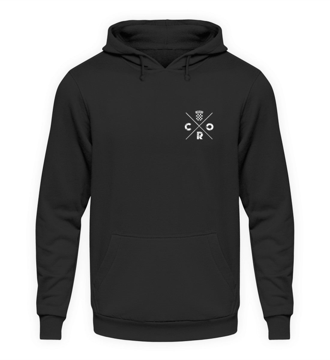 Hrvatska Hoodie "Glava + X CRO"