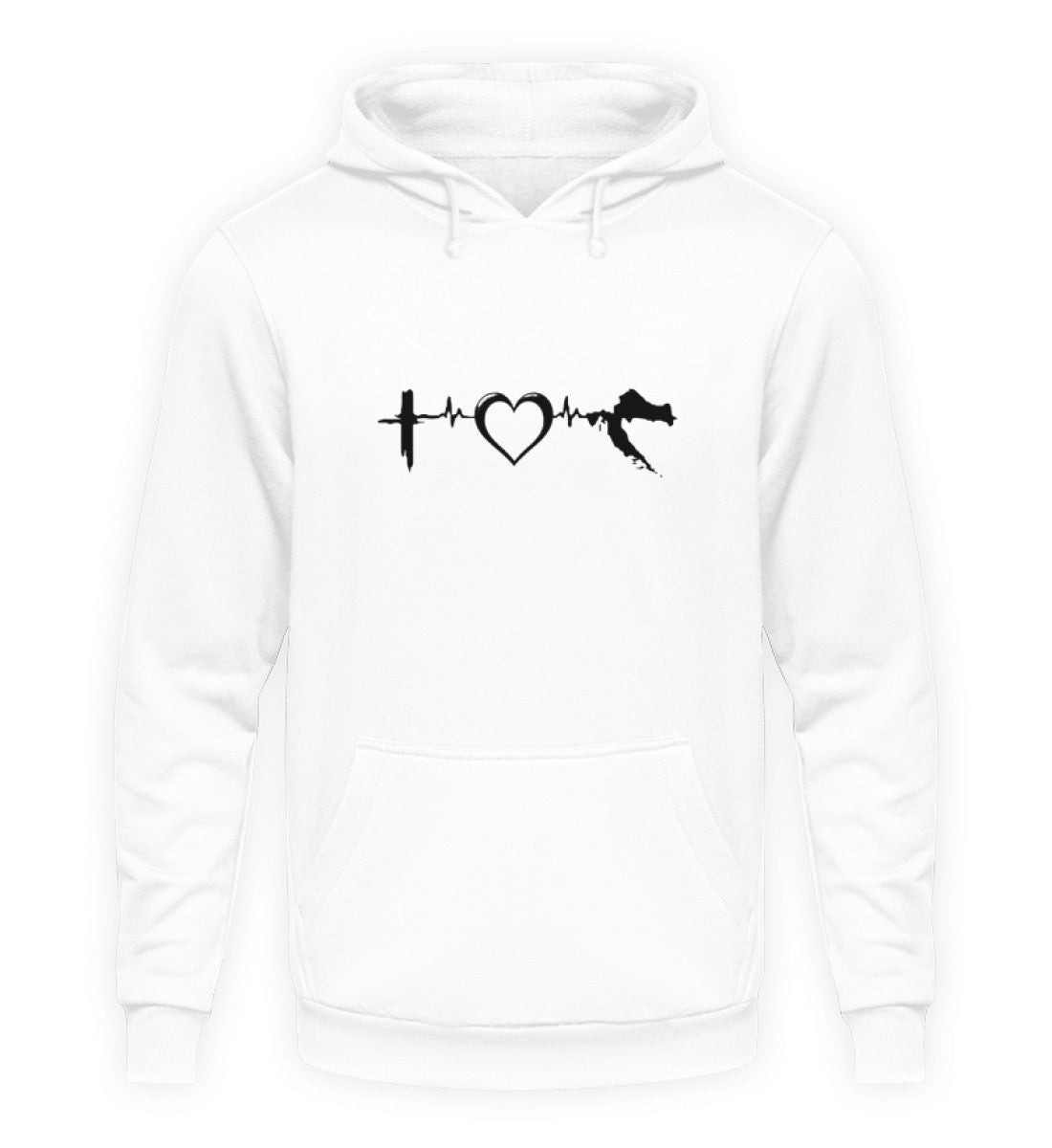 I love Croatia Hoodie "motiv puls"